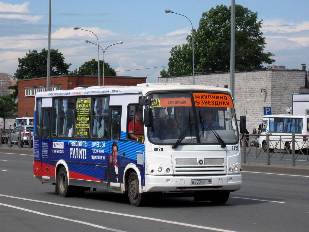 Санкт-Петербург, ПАЗ-320412-05 № 8929