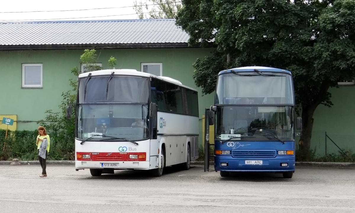 Эстония, Smit Antares № 513 ARN; Эстония, Berkhof Excellence 2000HL № 881 ARC