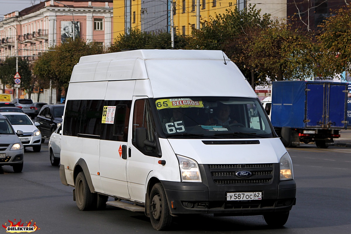 Riazanės sritis, Nizhegorodets-222708  (Ford Transit) Nr. У 587 ОС 62