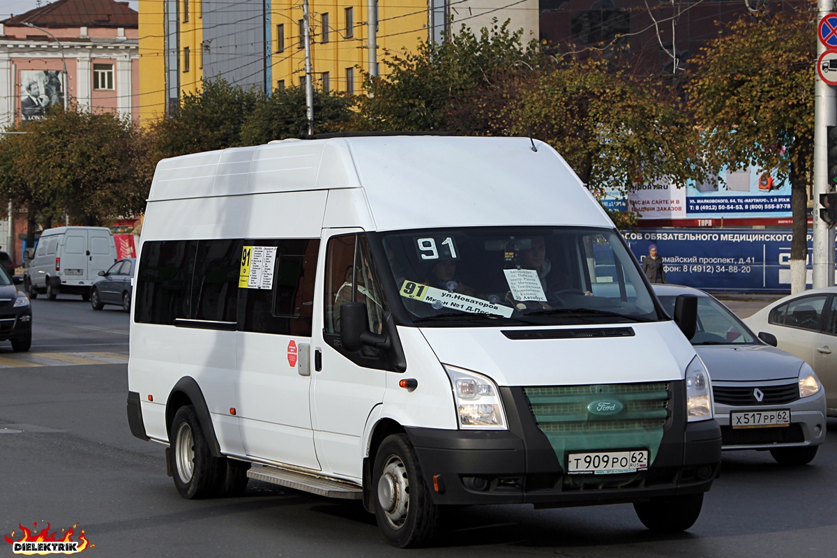 Маршрутки рязани. Маршрут 91 Рязань. Ford Transit Рязанская область 