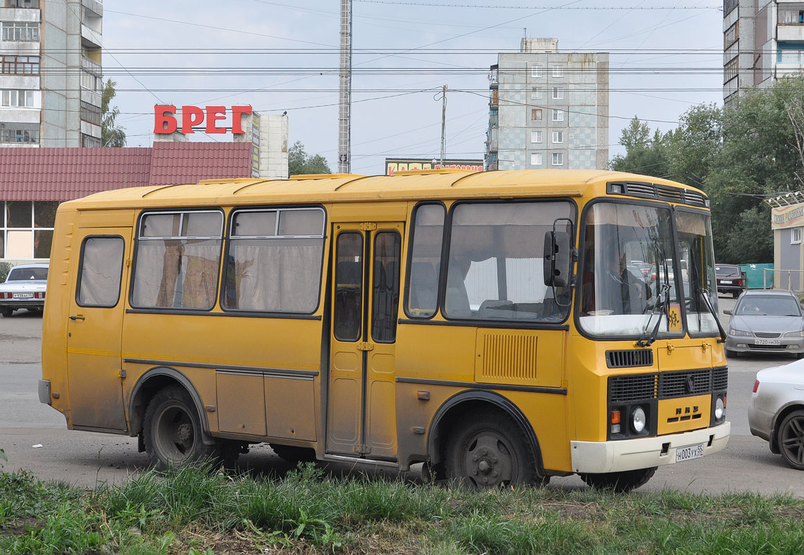 Омская область, ПАЗ-32053-70 № Н 003 УХ 55