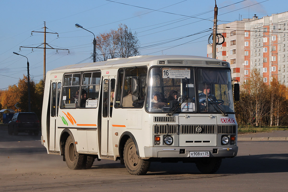 Архангельская область, ПАЗ-32054 № К 908 ХТ 29