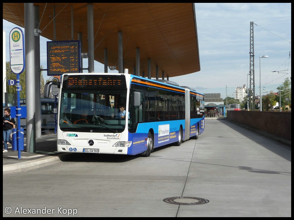 Гессен, Mercedes-Benz O530G Citaro facelift G № 965