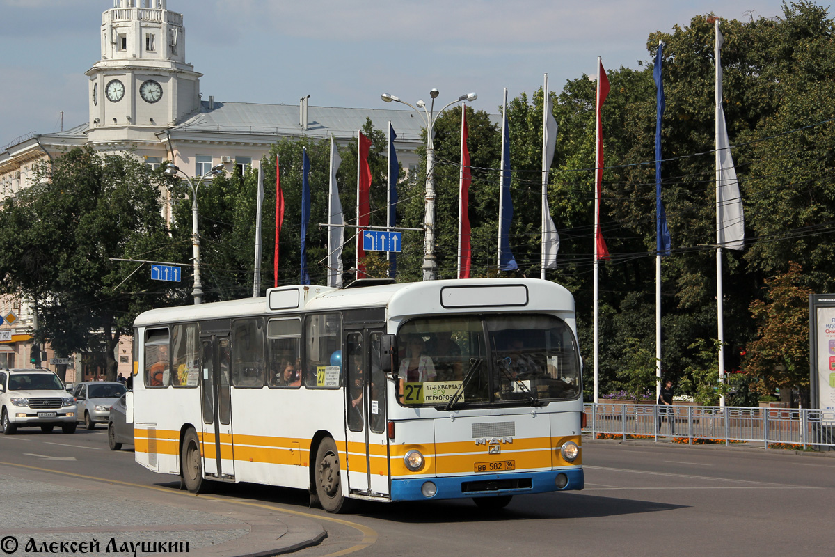 Воронежская область, MAN 192 SL200 № ВВ 582 36