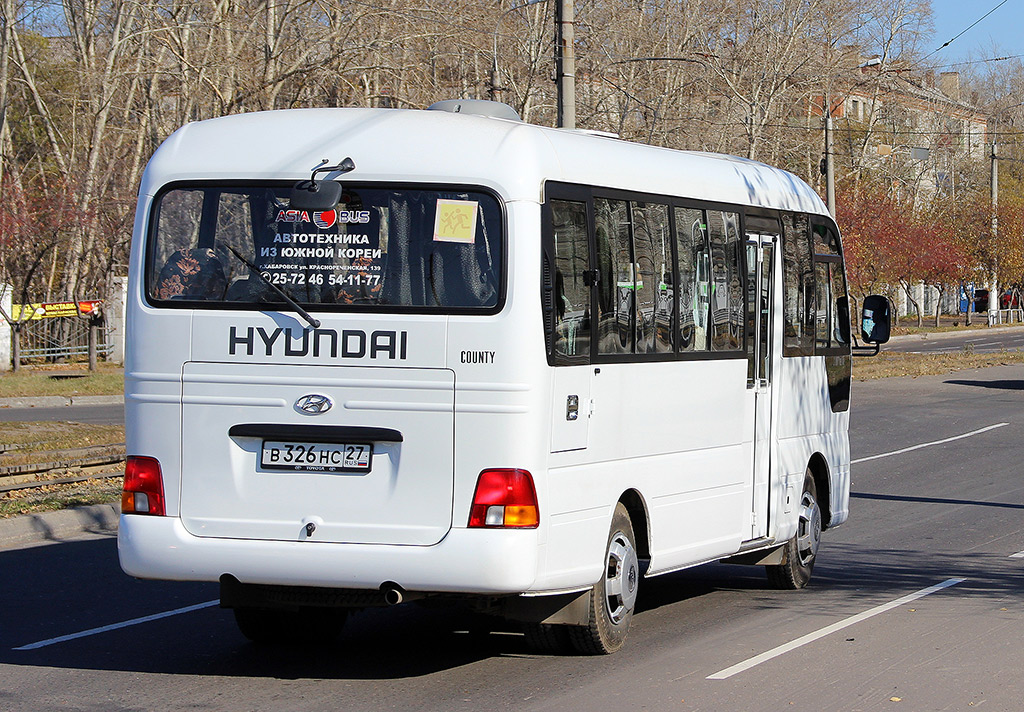 Хабаровский край, Hyundai County Deluxe № В 326 НС 27