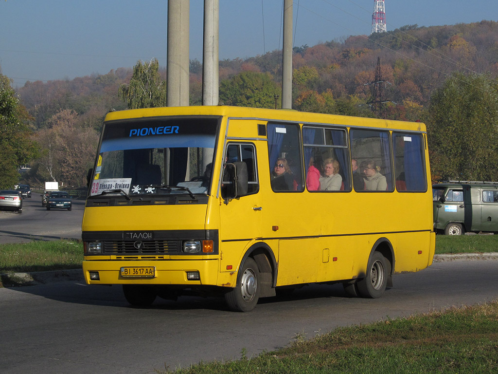 Полтавська область, БАЗ-А079.14 "Подснежник" № BI 3617 AA