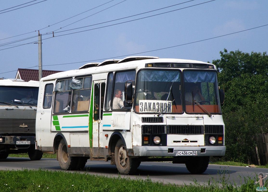 Нижегородская область, ПАЗ-3205-110 № С 436 СМ 52