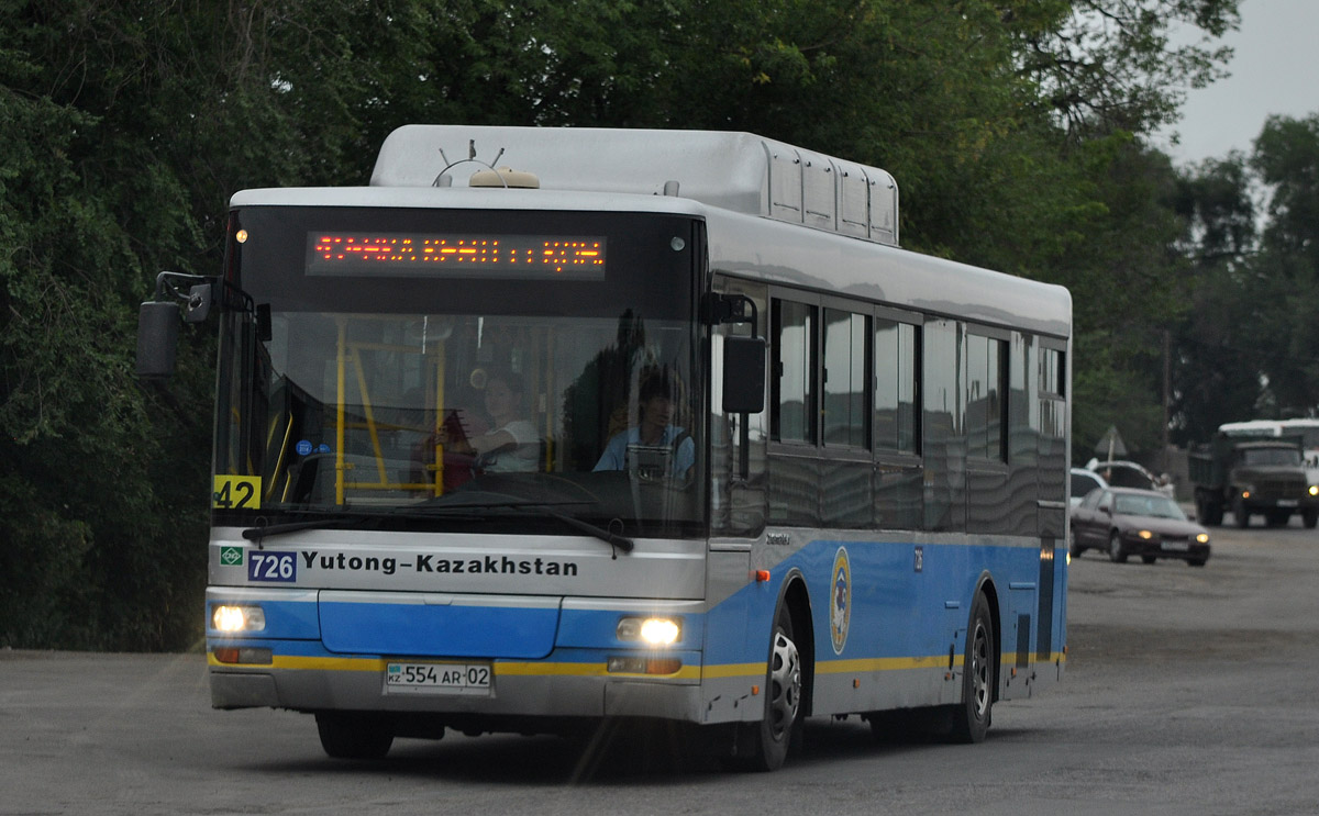 Алматы, Yutong ZK6118HGA № 726