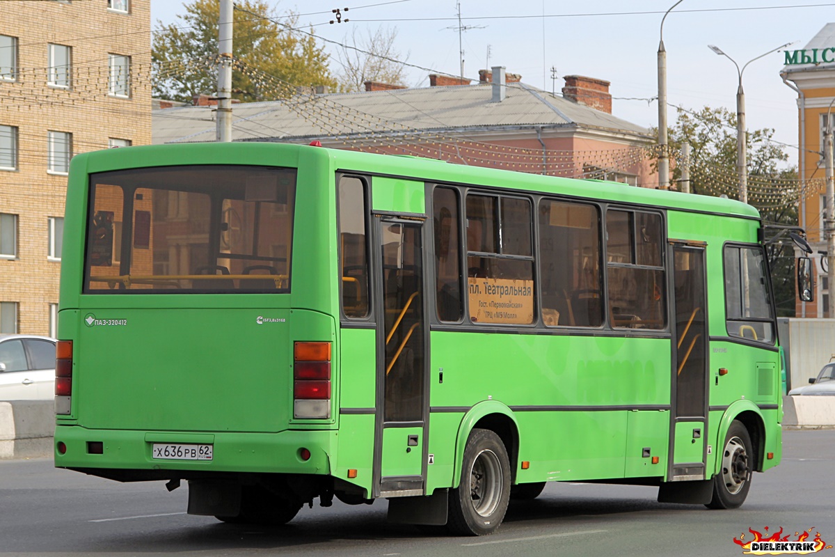 Рязанская область, ПАЗ-320412-05 № Х 636 РВ 62