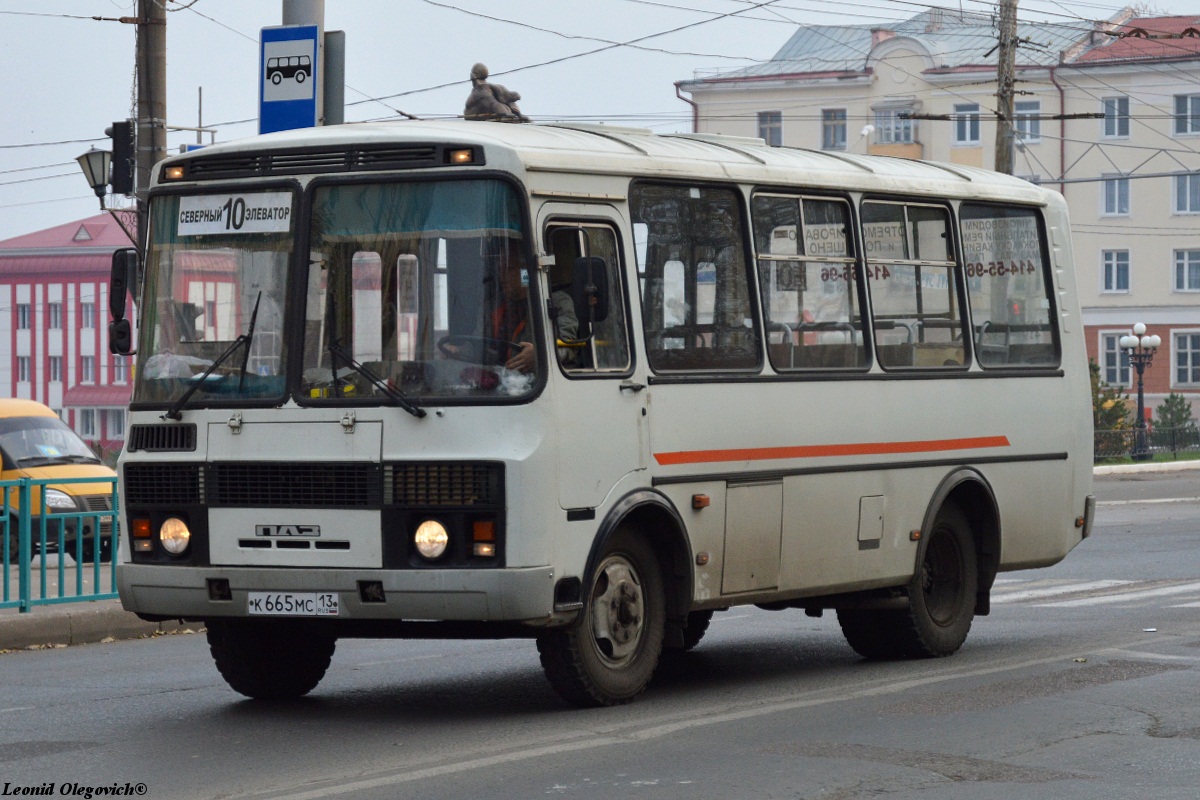 Мордовия, ПАЗ-32054 № К 665 МС 13