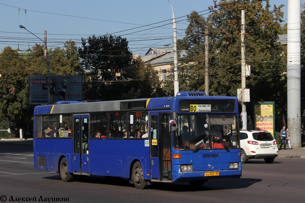 Voronezh region, Mercedes-Benz O405 # ВА 402 36