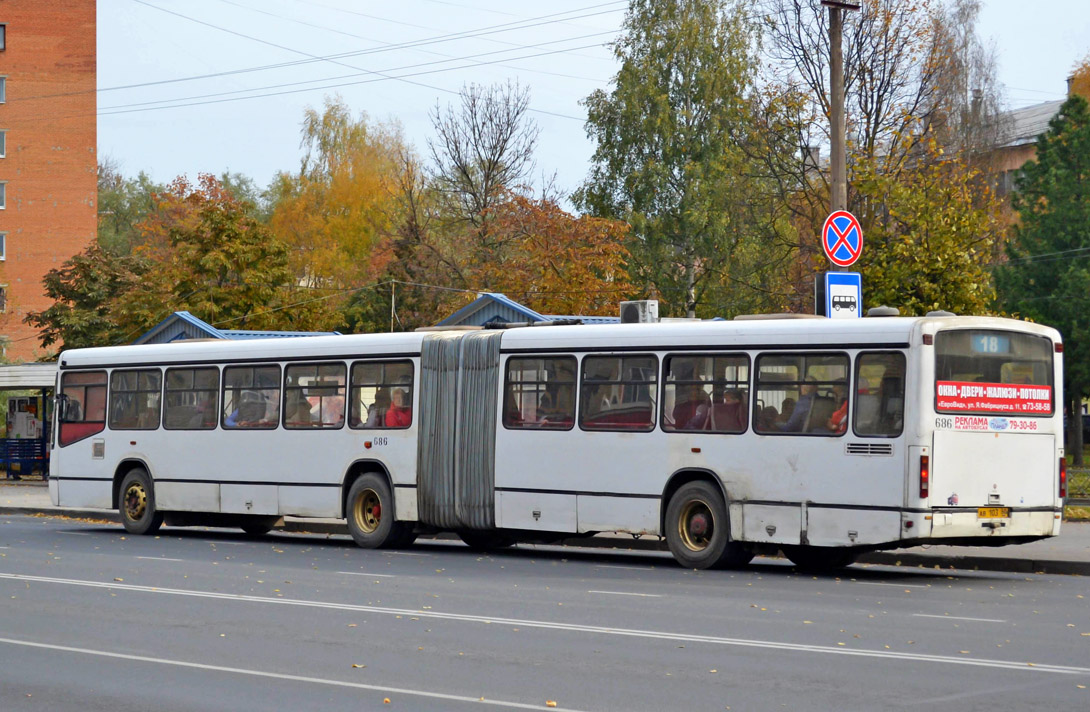 Псковская область, Mercedes-Benz O345G № 686