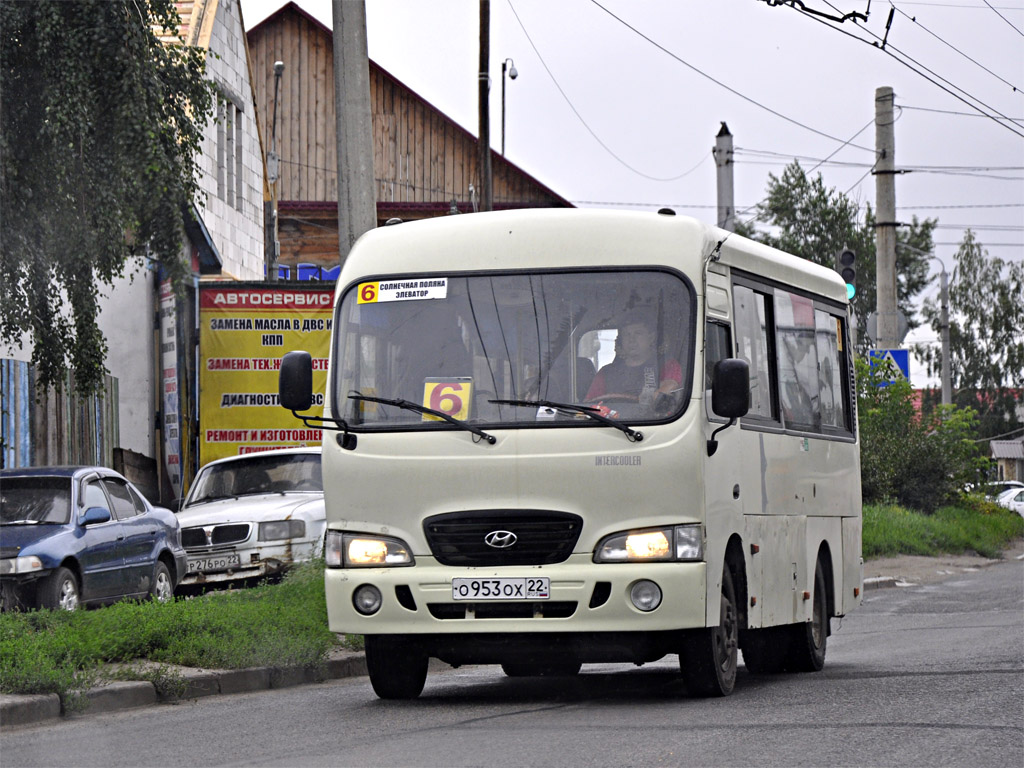 Алтайский край, Hyundai County SWB C08 (РЗГА) № О 953 ОХ 22