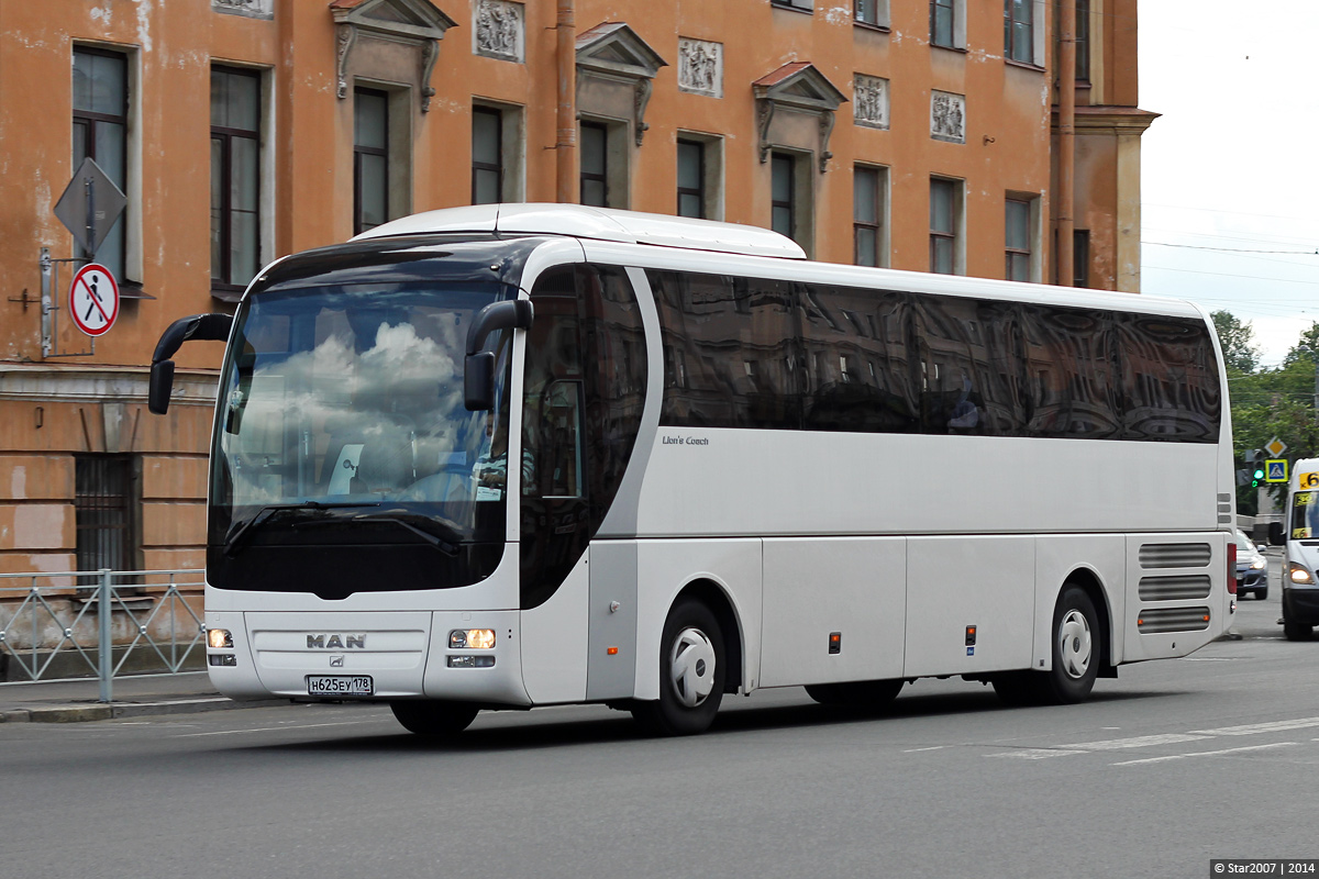 Санкт-Петербург, MAN R07 Lion's Coach RHC444 № Н 625 ЕУ 178