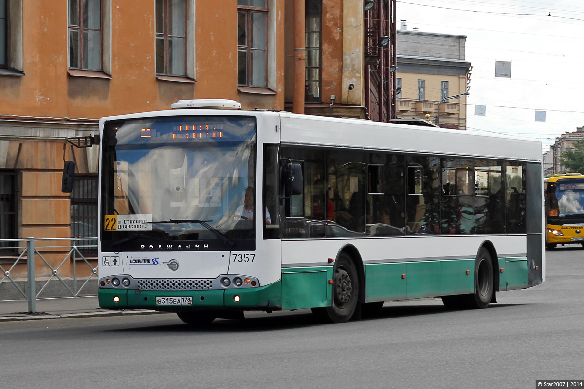 Санкт-Петербург, Волжанин-5270-20-06 "СитиРитм-12" № 7357