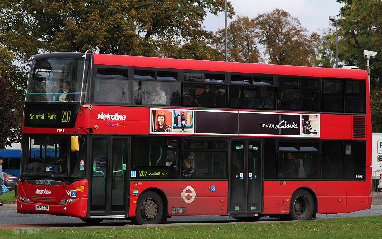 Великобритания, Scania OmniCity II DD № SN1931