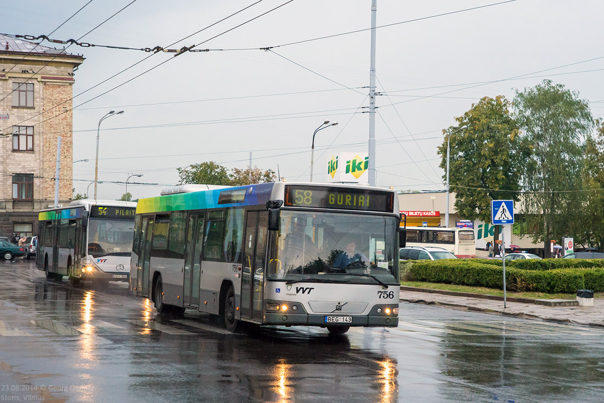 Литва, Volvo 7700 № 756