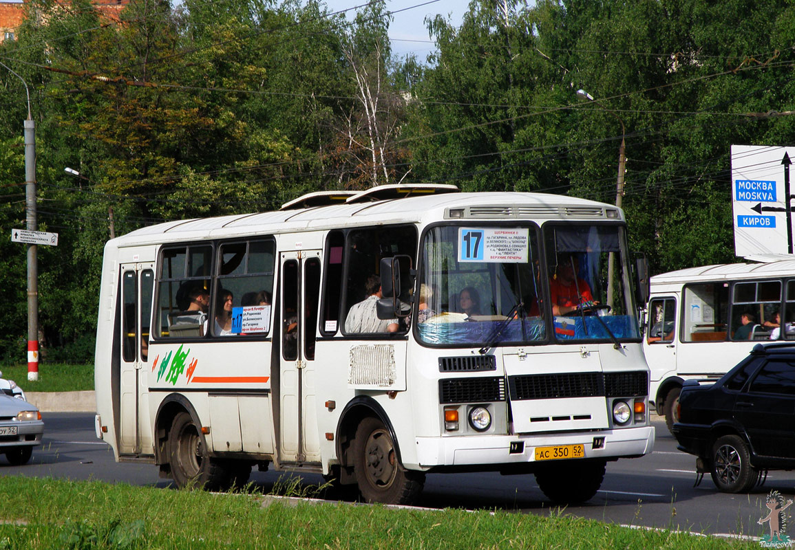 Нижегородская область, ПАЗ-32054 № АС 350 52