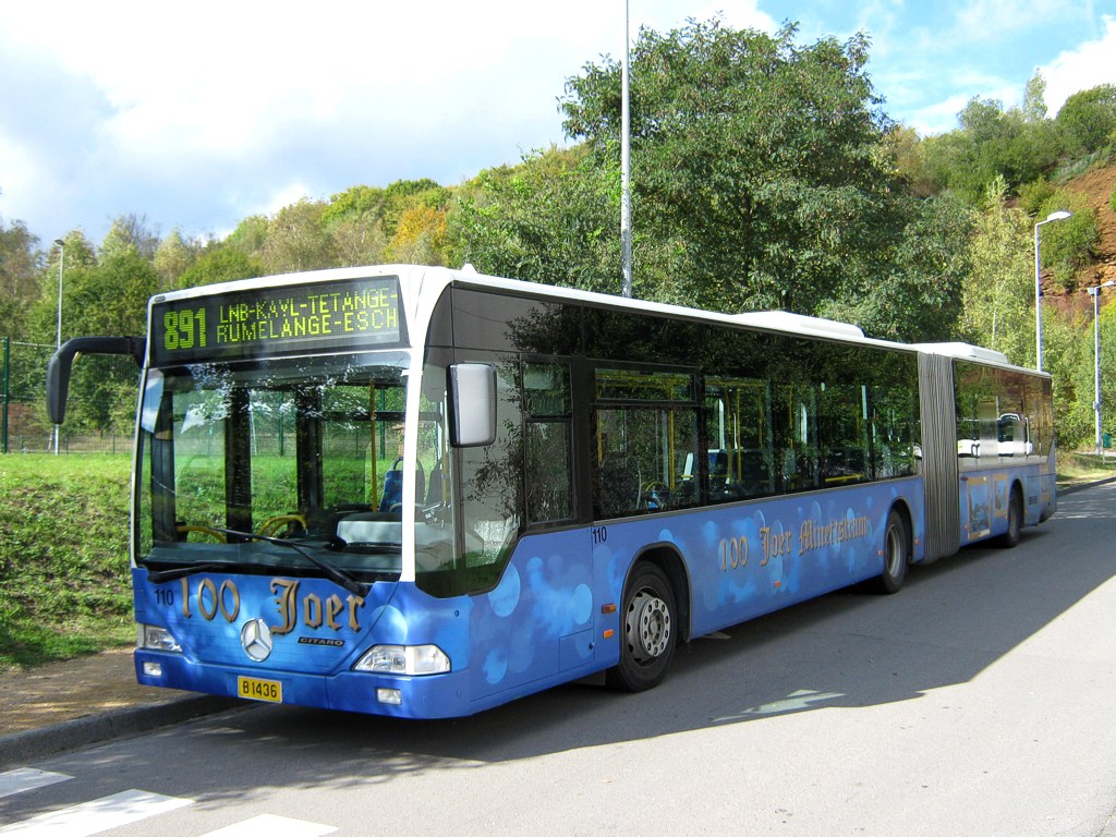 Люксембург, Mercedes-Benz O530G Citaro G № 110