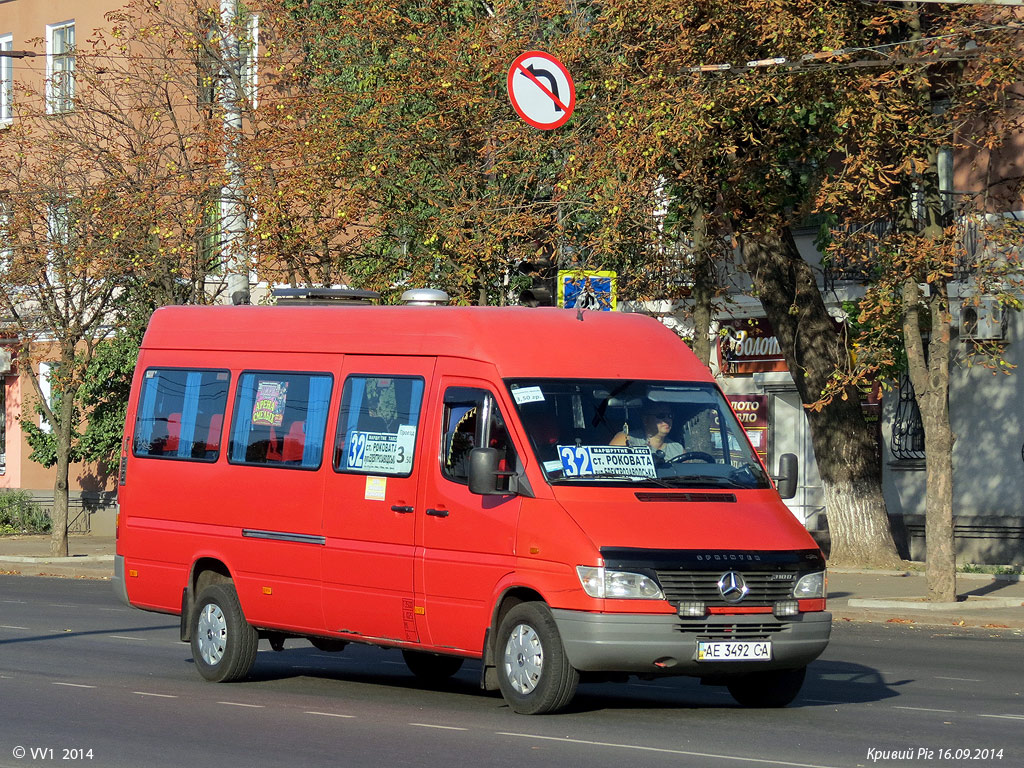 Днепропетровская область, Mercedes-Benz Sprinter W903 310D № AE 3492 CA