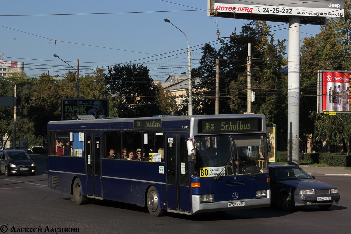 Воронежская область, Mercedes-Benz O405 № О 734 ХК 36