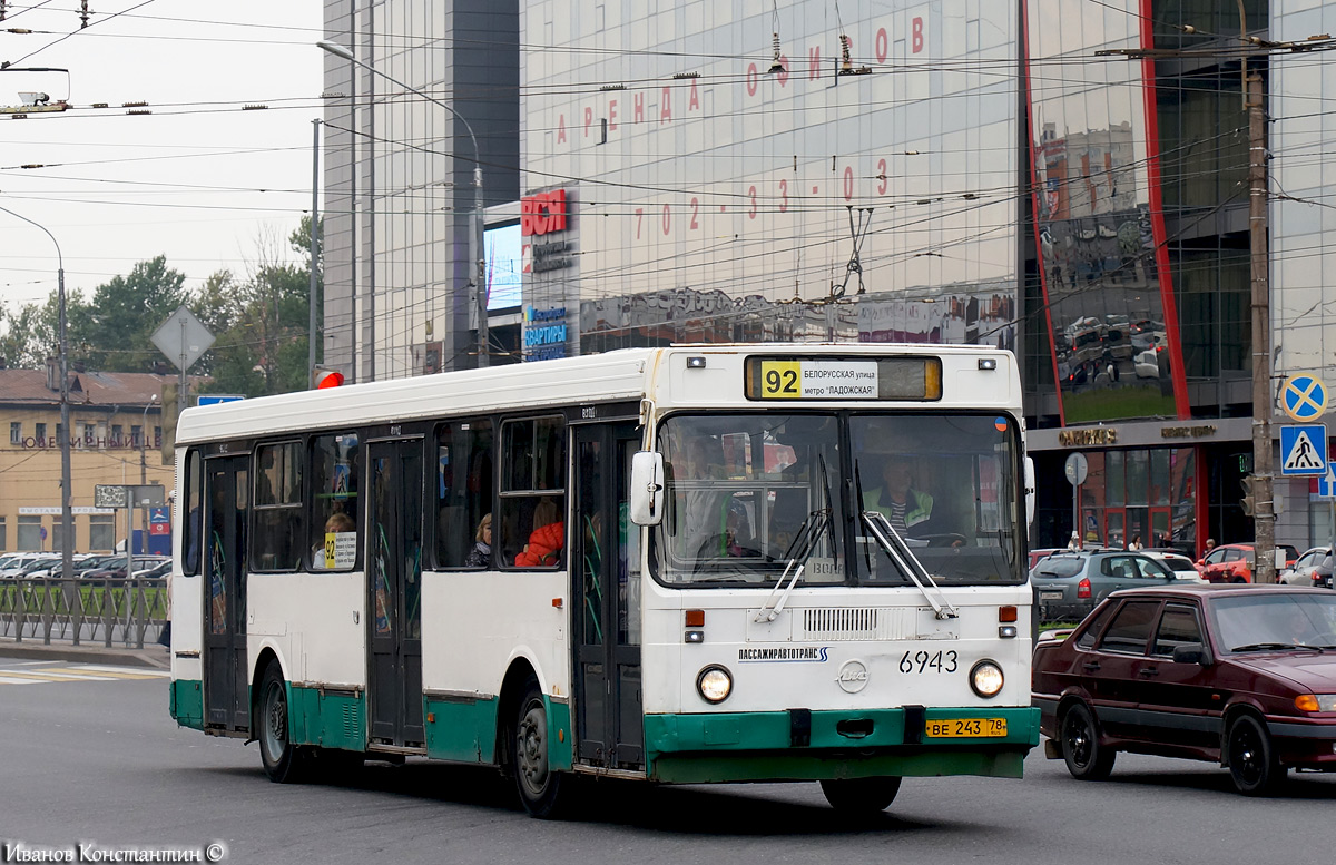 Санкт-Петербург, ЛиАЗ-5256.25 № 6943