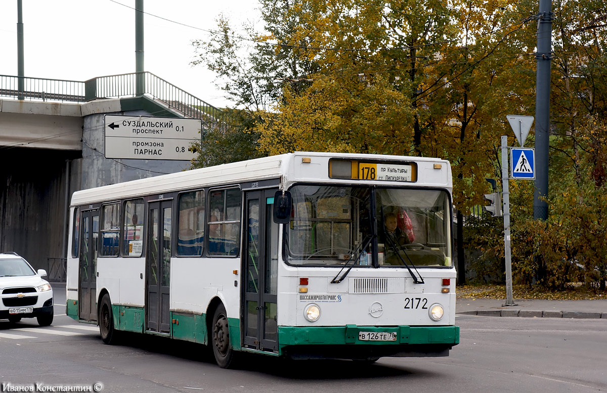 Санкт-Петербург, ЛиАЗ-5256.25 № 2172