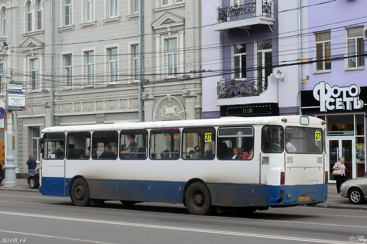 Воронежская область, Mercedes-Benz O305 № ВВ 638 36