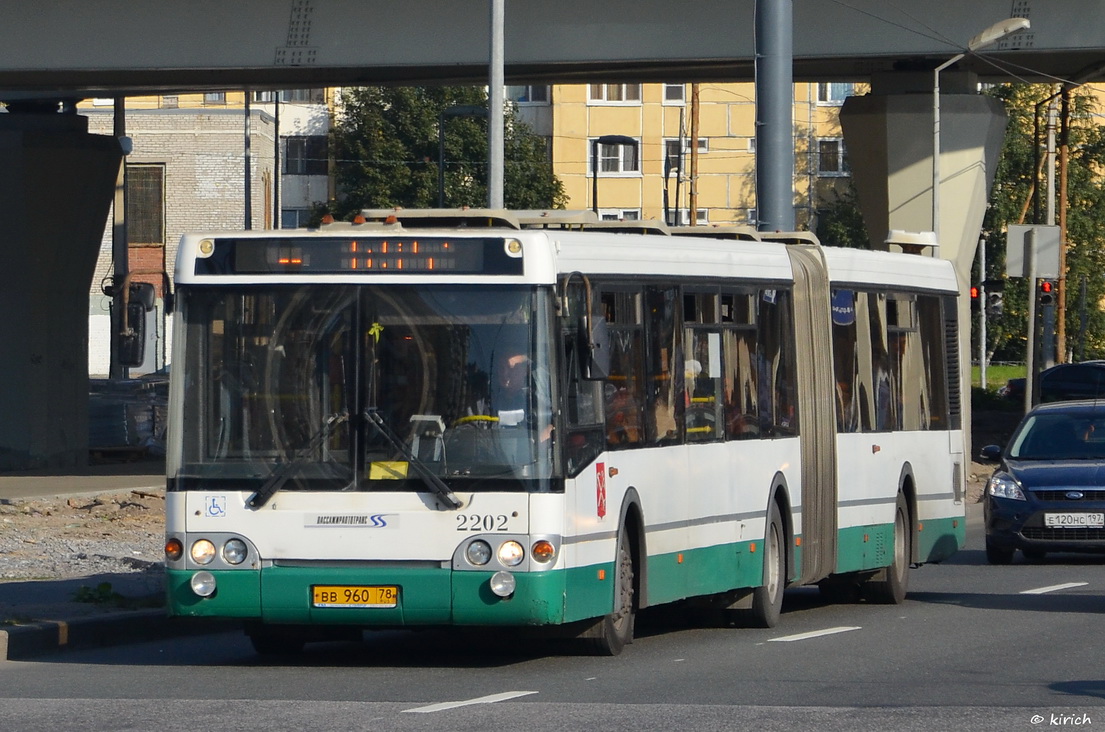 Санкт-Петербург, ЛиАЗ-6213.20 № 2202