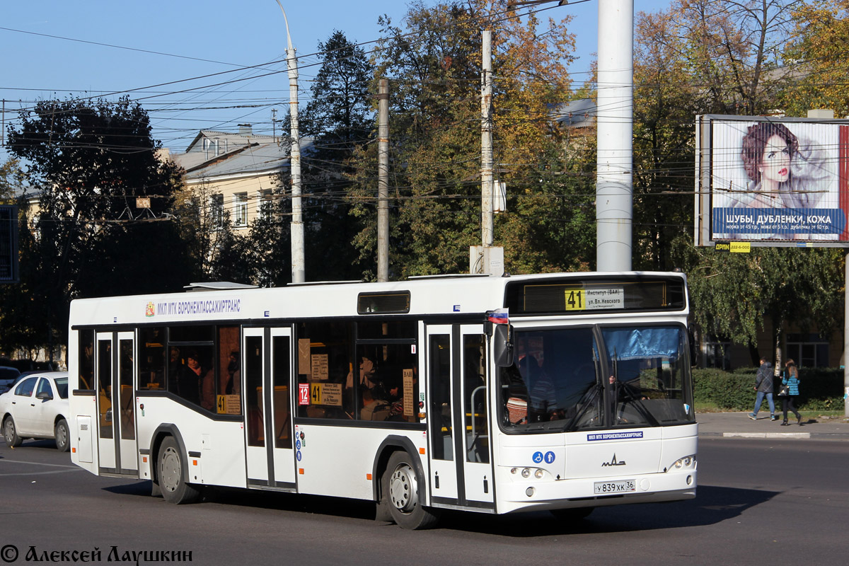 Воронежская область, МАЗ-103.469 № У 839 ХК 36