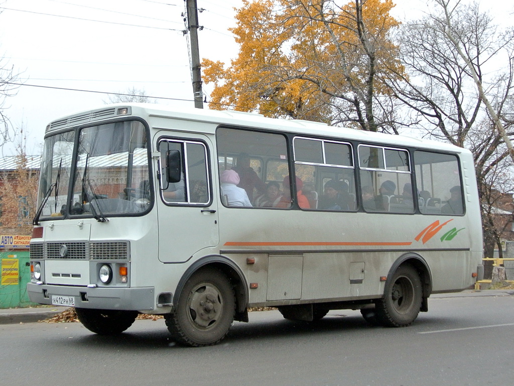 Тамбовская область, ПАЗ-32054 № Н 412 РН 68