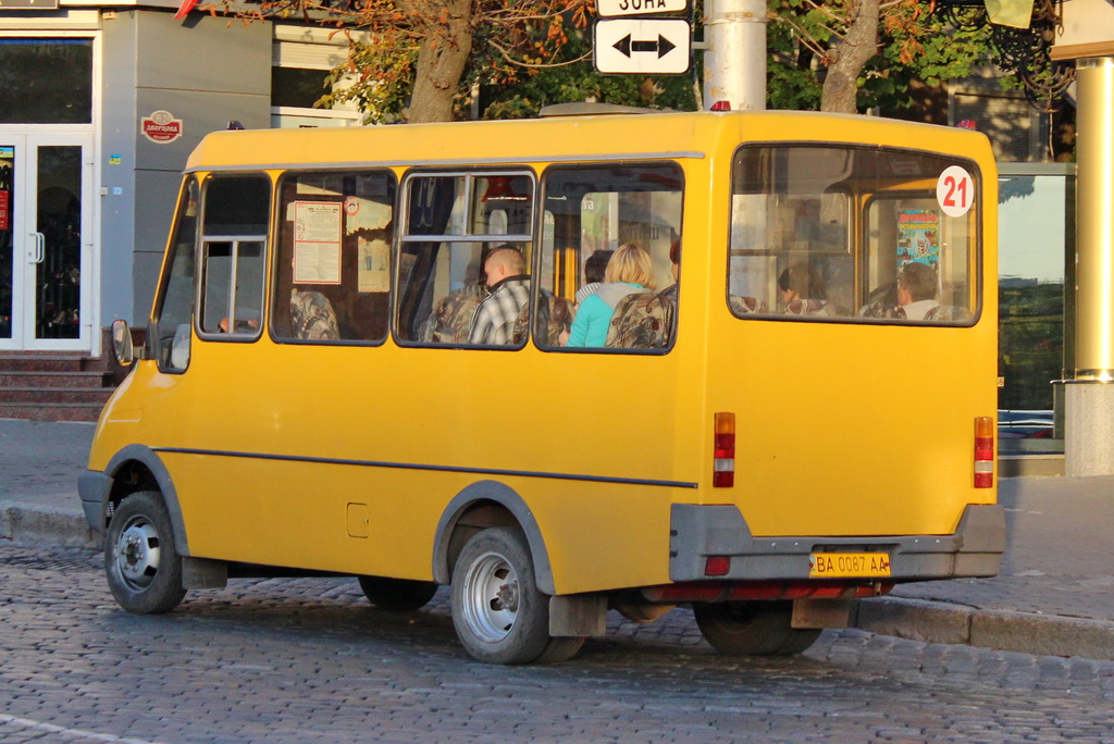 Кировоградская область, БАЗ-2215 "Дельфин" № BA 0087 AA