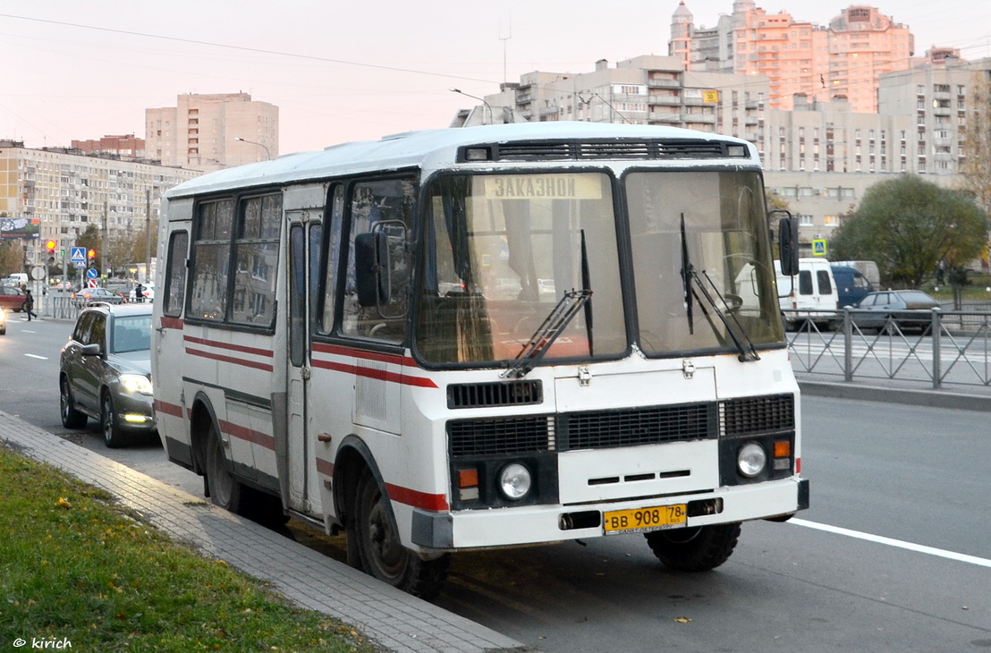 Санкт-Петербург, ПАЗ-3205-110 КТ-201Б № ВВ 908 78