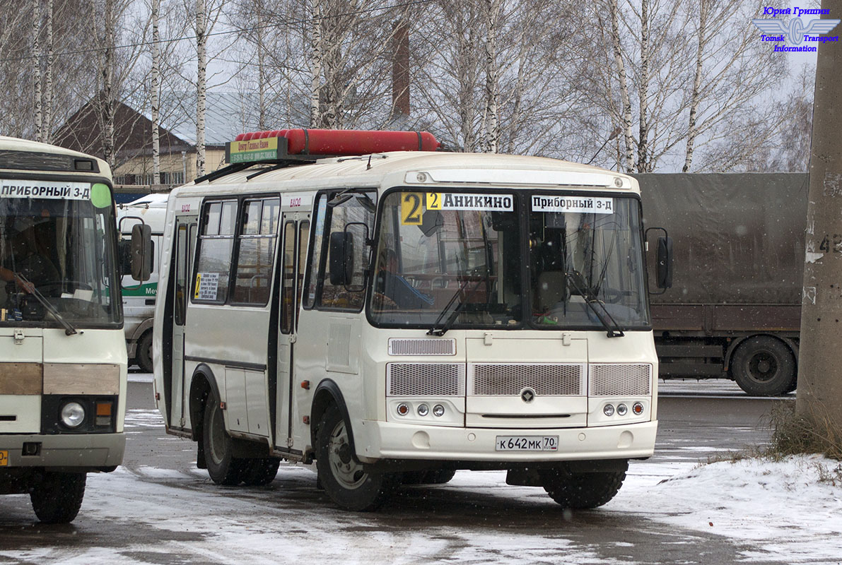 Томская область, ПАЗ-32054 № К 642 МК 70