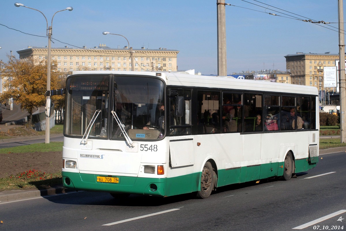 Санкт-Петербург, ЛиАЗ-5256.25 № 5548