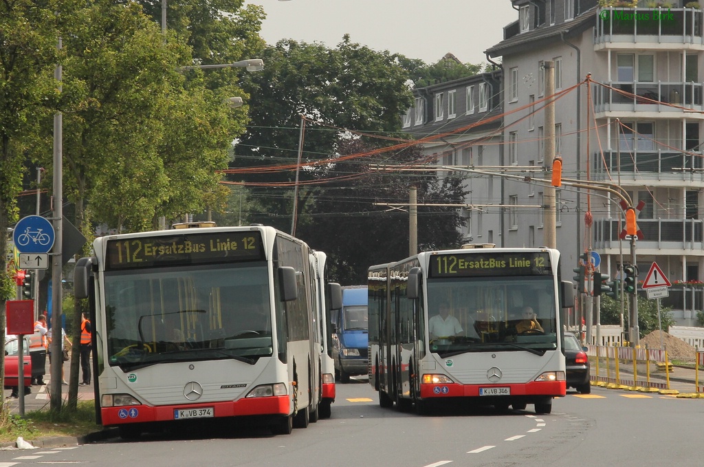 Северный Рейн-Вестфалия, Mercedes-Benz O530G Citaro G № 374; Северный Рейн-Вестфалия, Mercedes-Benz O530G Citaro G № 306