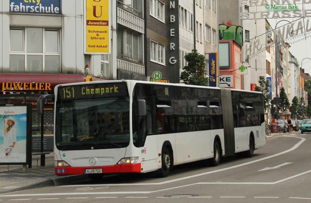 North Rhine-Westphalia, Mercedes-Benz O530G Citaro facelift G № 722