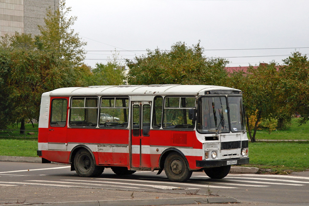 Хабаровский край, ПАЗ-3205 (00) № А 103 УН 27
