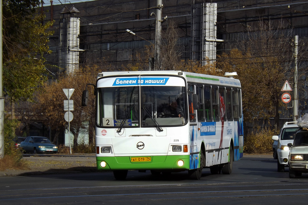 Челябинская область, ЛиАЗ-5256.35 № 228