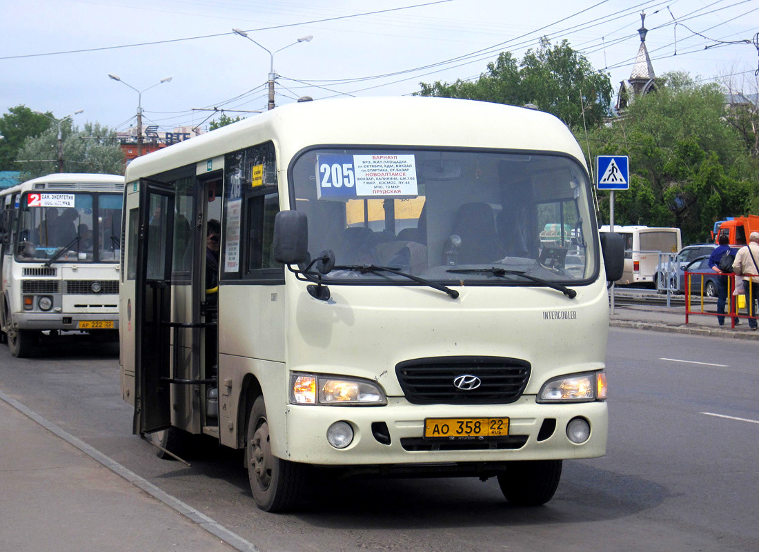 Алтайский край, Hyundai County SWB C08 (РЗГА) № АО 358 22