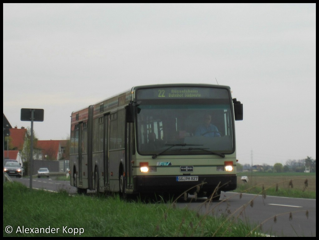 Hesse, Van Hool AG300/2 № GG-PM 827