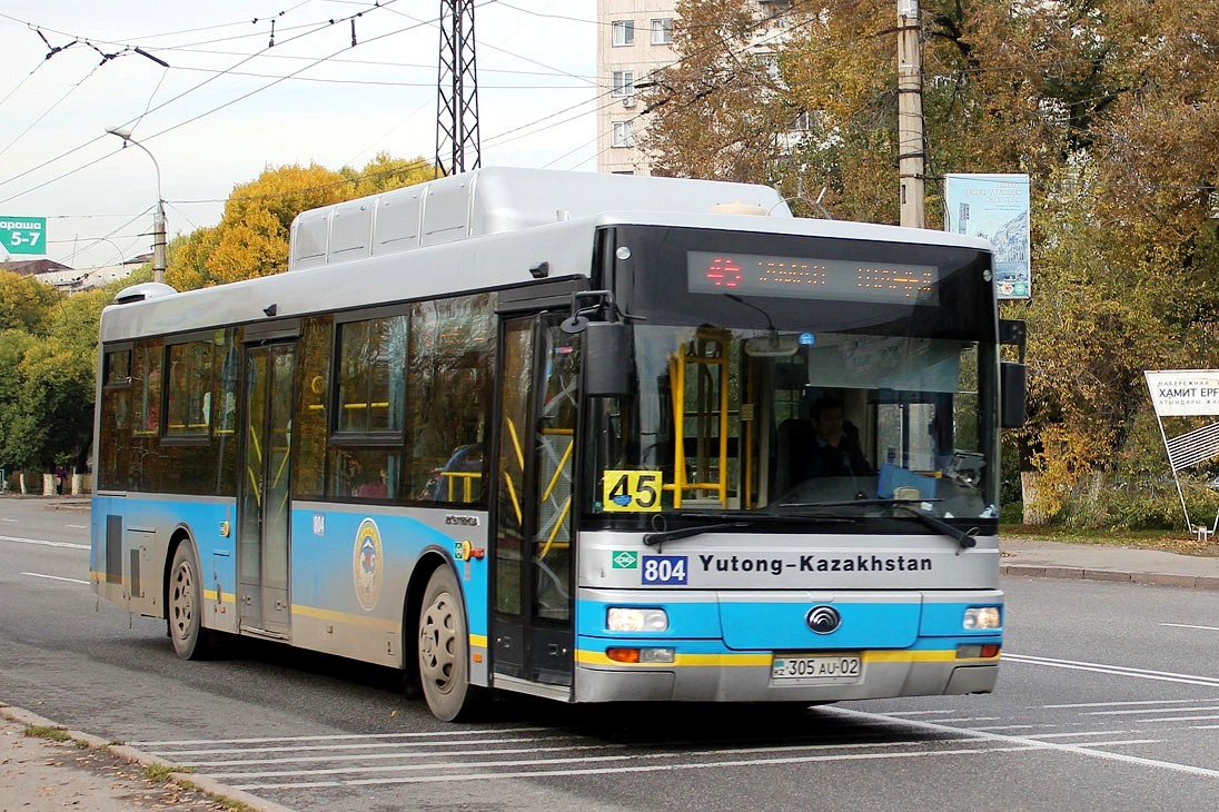 Алматы, Yutong ZK6118HGA № 804