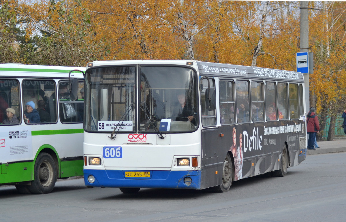 Omsk region, LiAZ-5256.45 Nr. 606