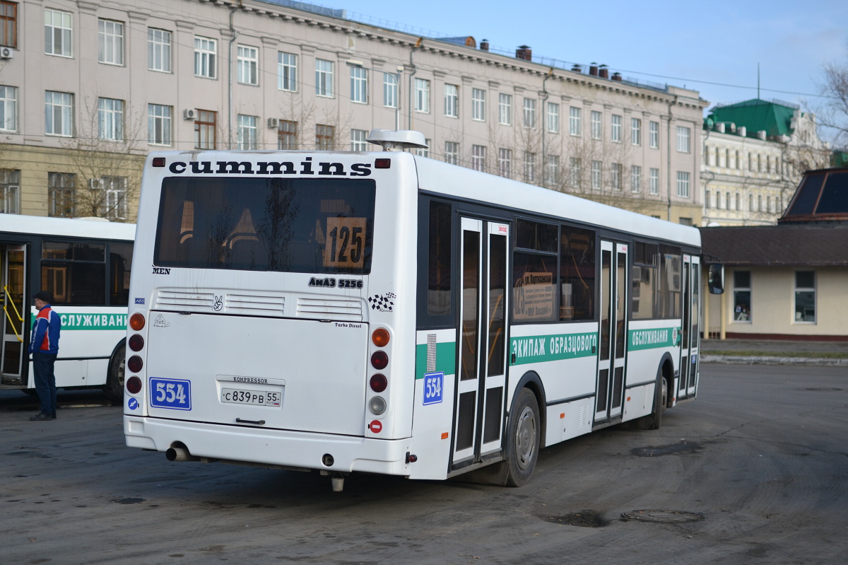 Omsk region, LiAZ-5256.53 Nr. 554