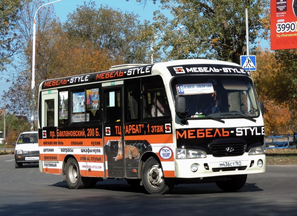 Ростовская область, Hyundai County SWB C08 (РЗГА) № М 436 СТ 161