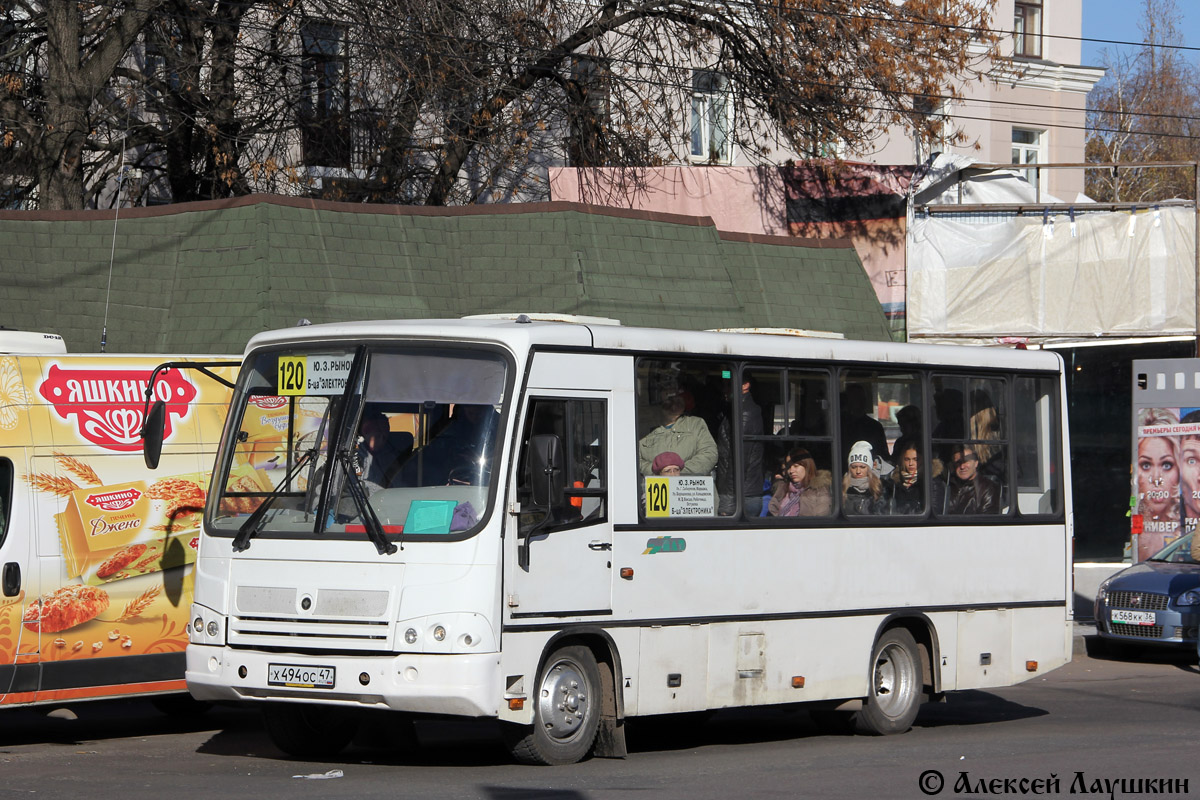 Воронежская область, ПАЗ-320402-03 № Х 494 ОС 47