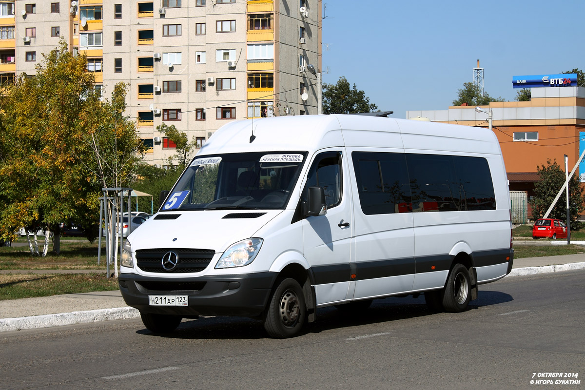 Краснодарский край, Луидор-22340C (MB Sprinter 515CDI) № Н 211 АР 123