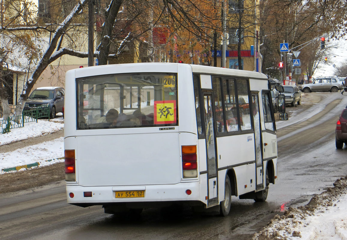 Нижегородская область, ПАЗ-320402-03 № АУ 554 52