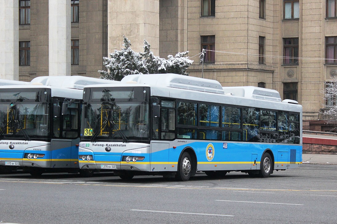 Алматы, Yutong ZK6118HGA № 468