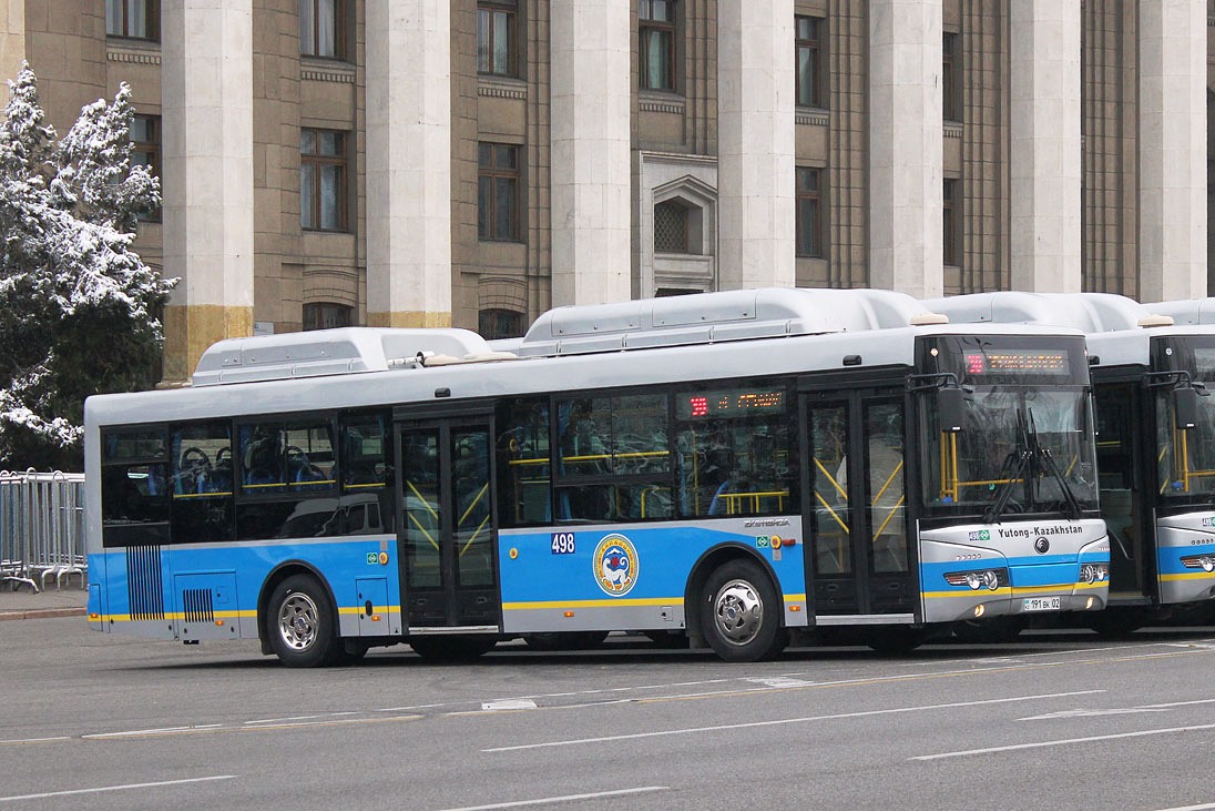 Алматы, Yutong ZK6118HGA № 498